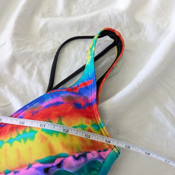 Heat Multicolor One-Piece Swimsuit with‎ Bra Women's Size Small - Picture 6 of 8